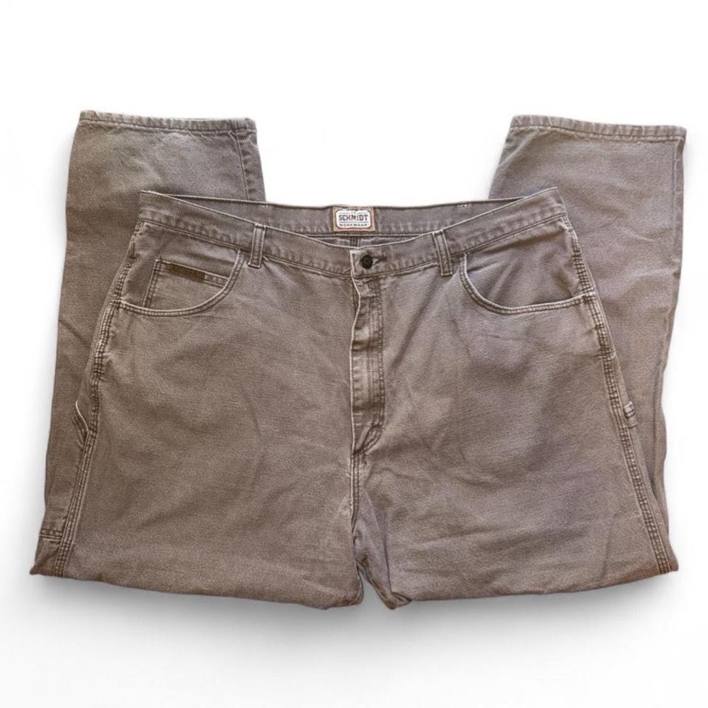 C.E. Schmidt 100% cotton utility cargo work straight leg pants